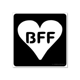 BFF hart (5x5cm) 153