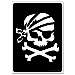 Pirate Skull (7x5cm) 9161