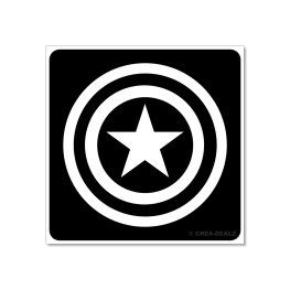 Captain America (5x5cm) 9178