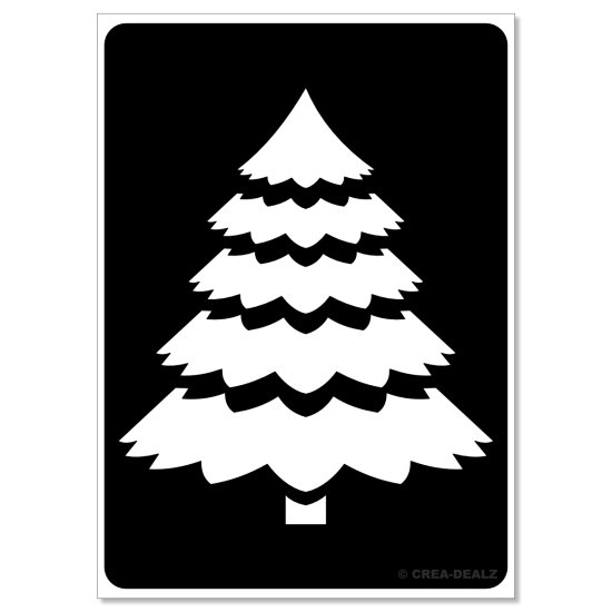 Kerstboom 3 (7x5cm) 9195