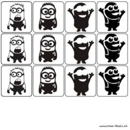 Minion set (12 stuks)