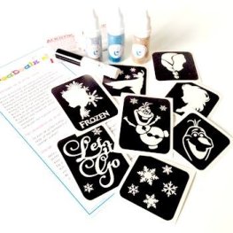 Frozen glitter tattoo set