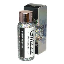 Glitzzz Glitter Body Gel Silver