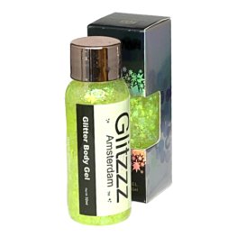 Glitzzz Glitter Body Gel Neon Yellow