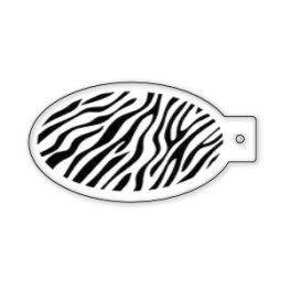 Schminksjabloon zebraprint