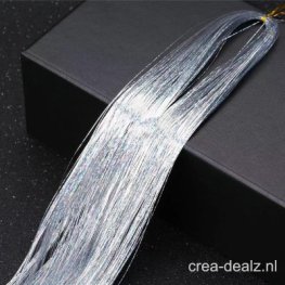 Hair Strings Diamond Silver