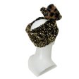 (afbeelding voor) Haarwrap Panter Paillette Goud