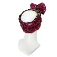 (afbeelding voor) Haarwrap Panter Paillette Pink