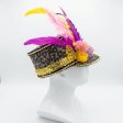 (afbeelding voor) Panter Hoed met vlinder, bloemen & veren