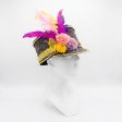 (afbeelding voor) Panter Hoed met vlinder, bloemen & veren