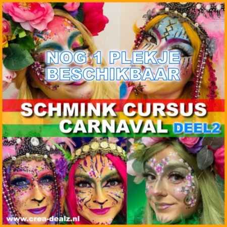 Carnavals Schmink - 10 december 2024