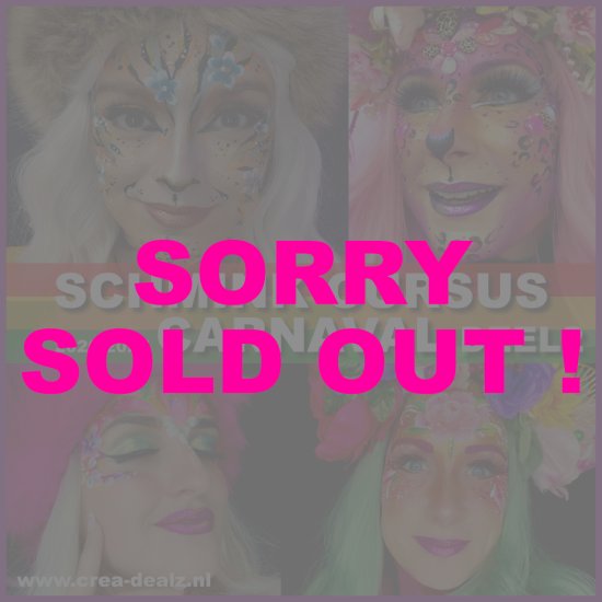 (afbeelding voor) Carnavals Schmink - 21 januari 2027 (DEEL 2)