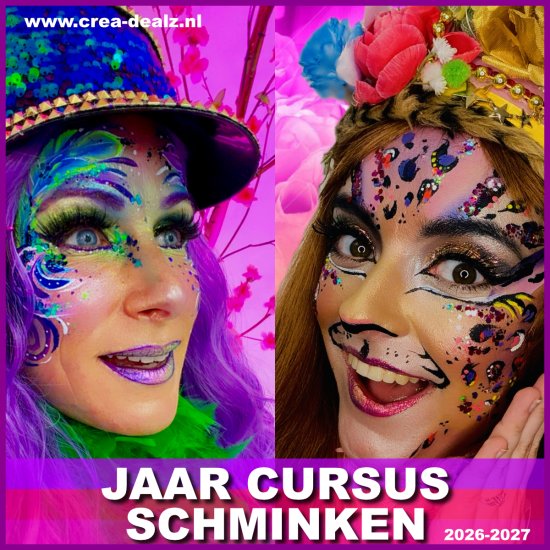 (afbeelding voor) Jaarcursus Schminken 2026-2027
