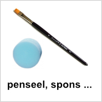 (afbeelding voor) Penselen & Sponsjes