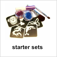 (afbeelding voor) Glitter Tattoo starter sets