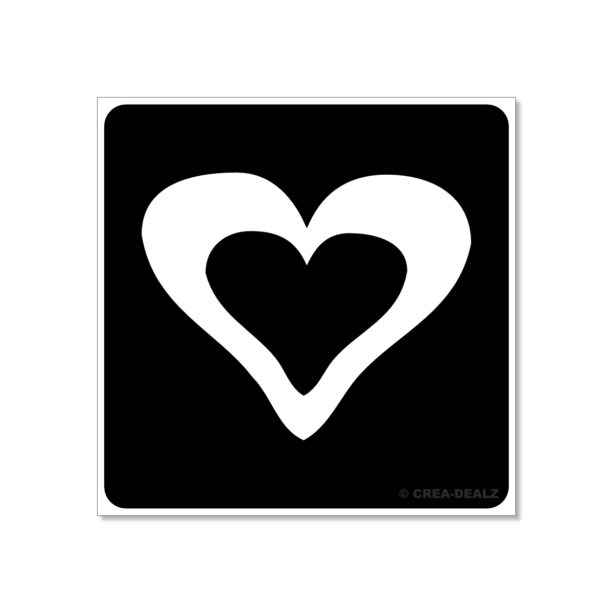 (afbeelding voor) Hart 3 (5x5cm) 703