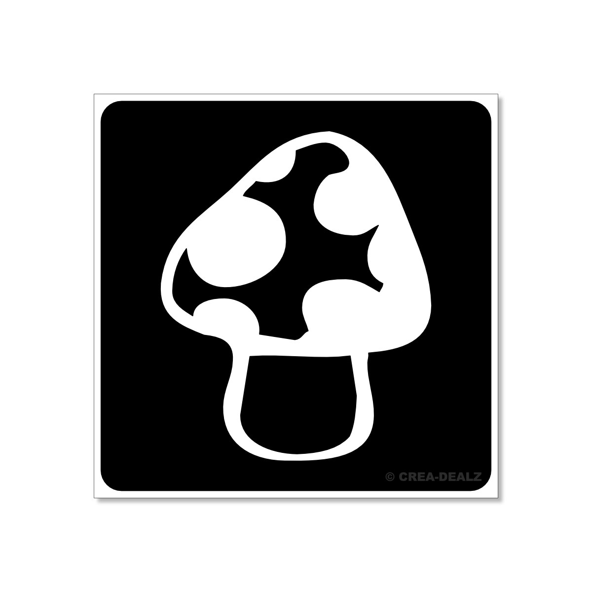 (afbeelding voor) Paddestoel (5x5cm) 2405