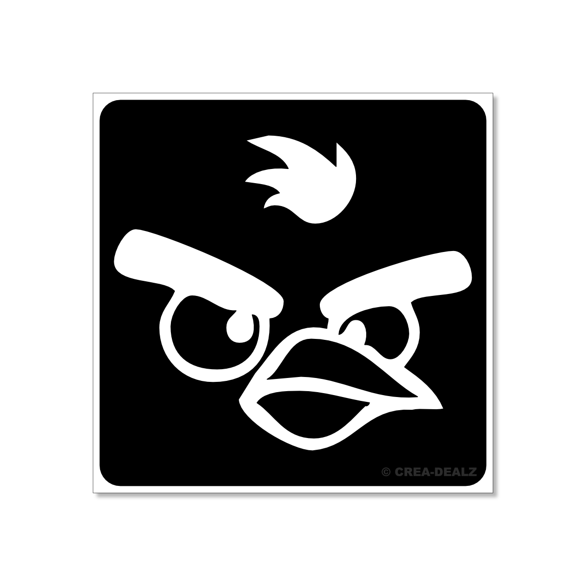 (image for) Angry Bird (5x5cm) 9015