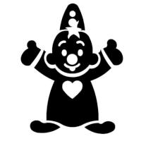 Clown (7x5cm) 9045 Clown (7x5cm) 9045