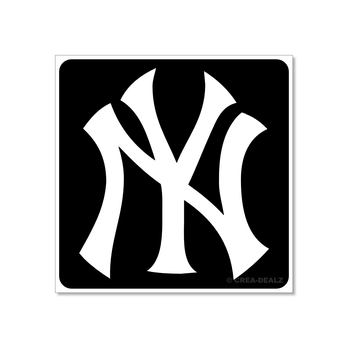 (image for) NY Yankees (5x5cm) 9061