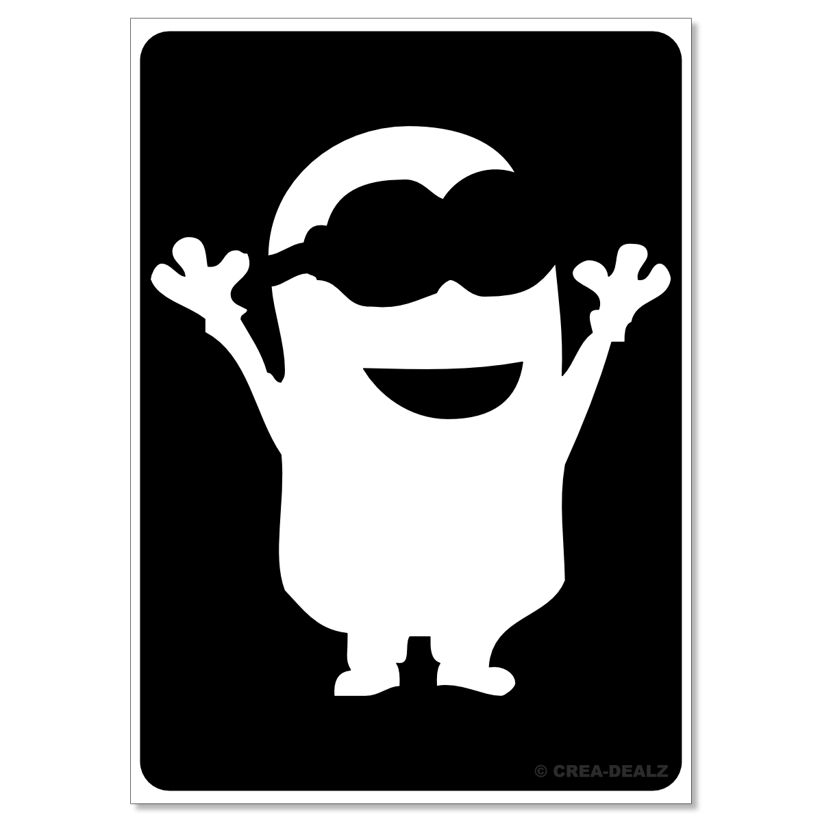 (afbeelding voor) Minion 3 (7x5cm) 9102