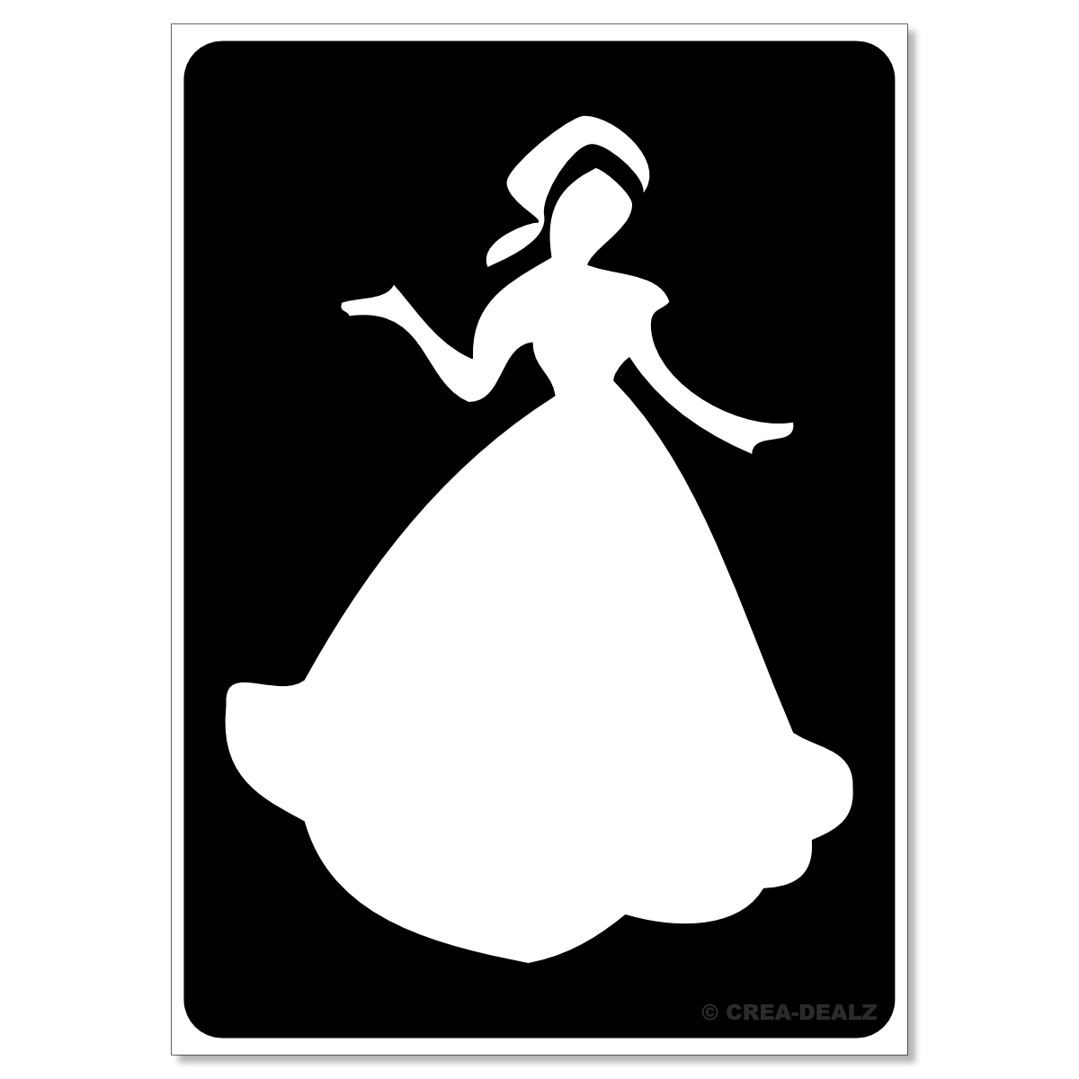 (afbeelding voor) Prinses 3 (7x5cm) 9141