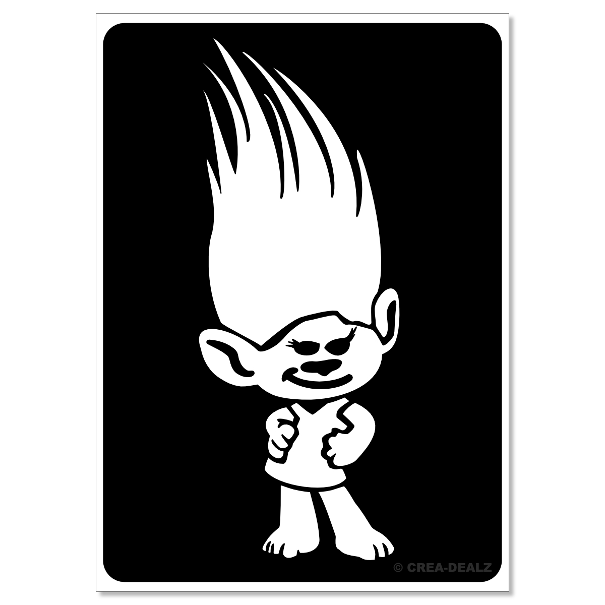 (afbeelding voor) Trolls Mandy (7x5cm) 9157