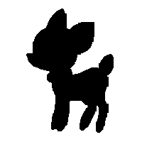 Chiwawa hond (5x5cm) 9165 Chiwawa hond (5x5cm) 9165