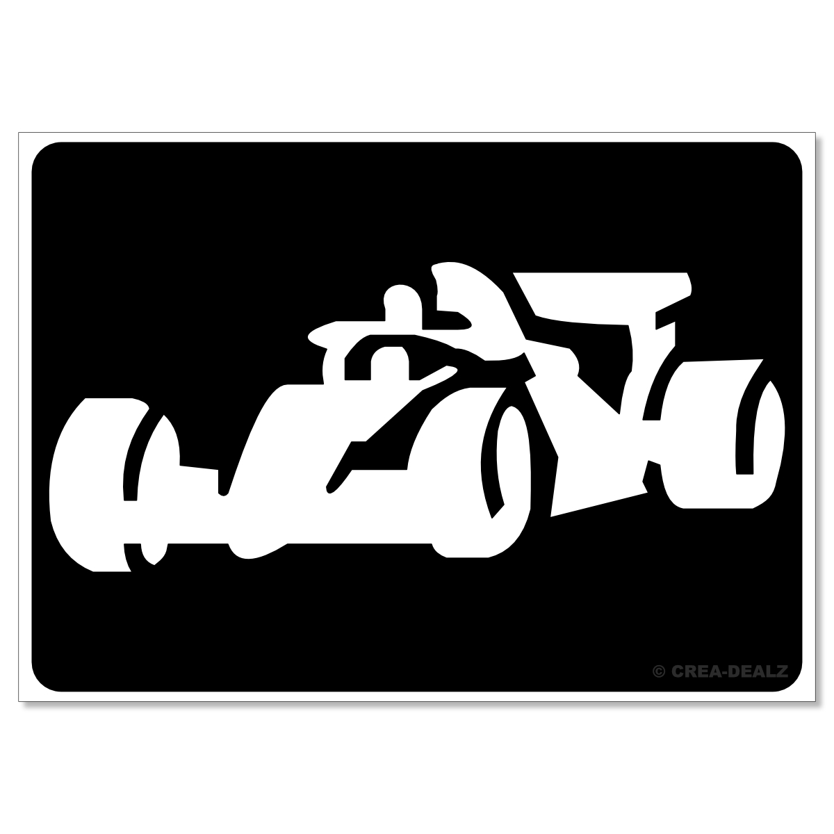 (afbeelding voor) F1 race auto (7x5cm) 9189