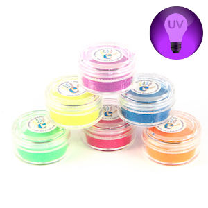 (afbeelding voor) UV glitter set 6 x 10ml