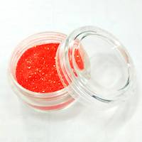 Glitter Neon Rainbow Peach red 10ml