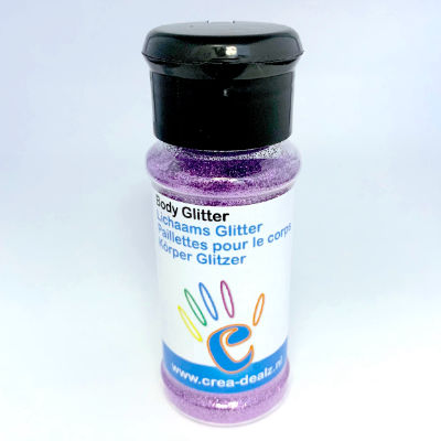 Glitter strooier 50gr Licht Paars