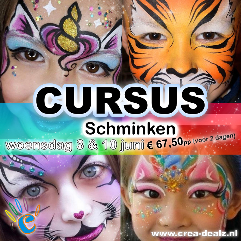 Cursus Schminken - 3 & 10 juni Cursus Schminken - 3 & 10 juni